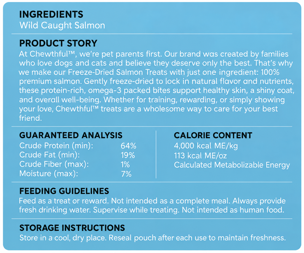 Wild-Caught Salmon Freeze-Dried Treats