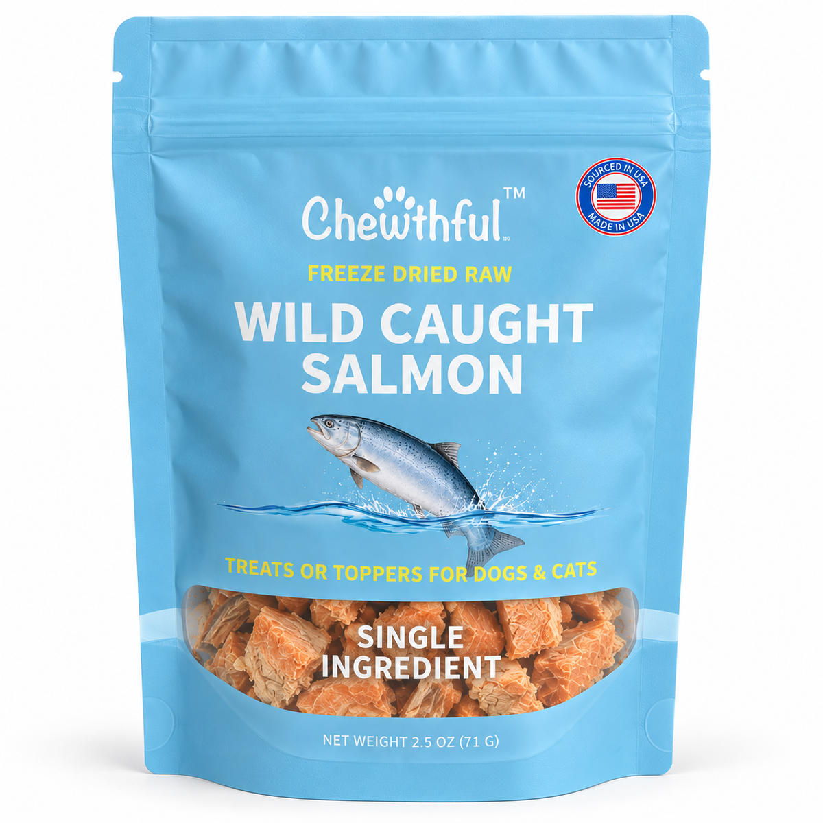 Wild-Caught Salmon Freeze-Dried Treats