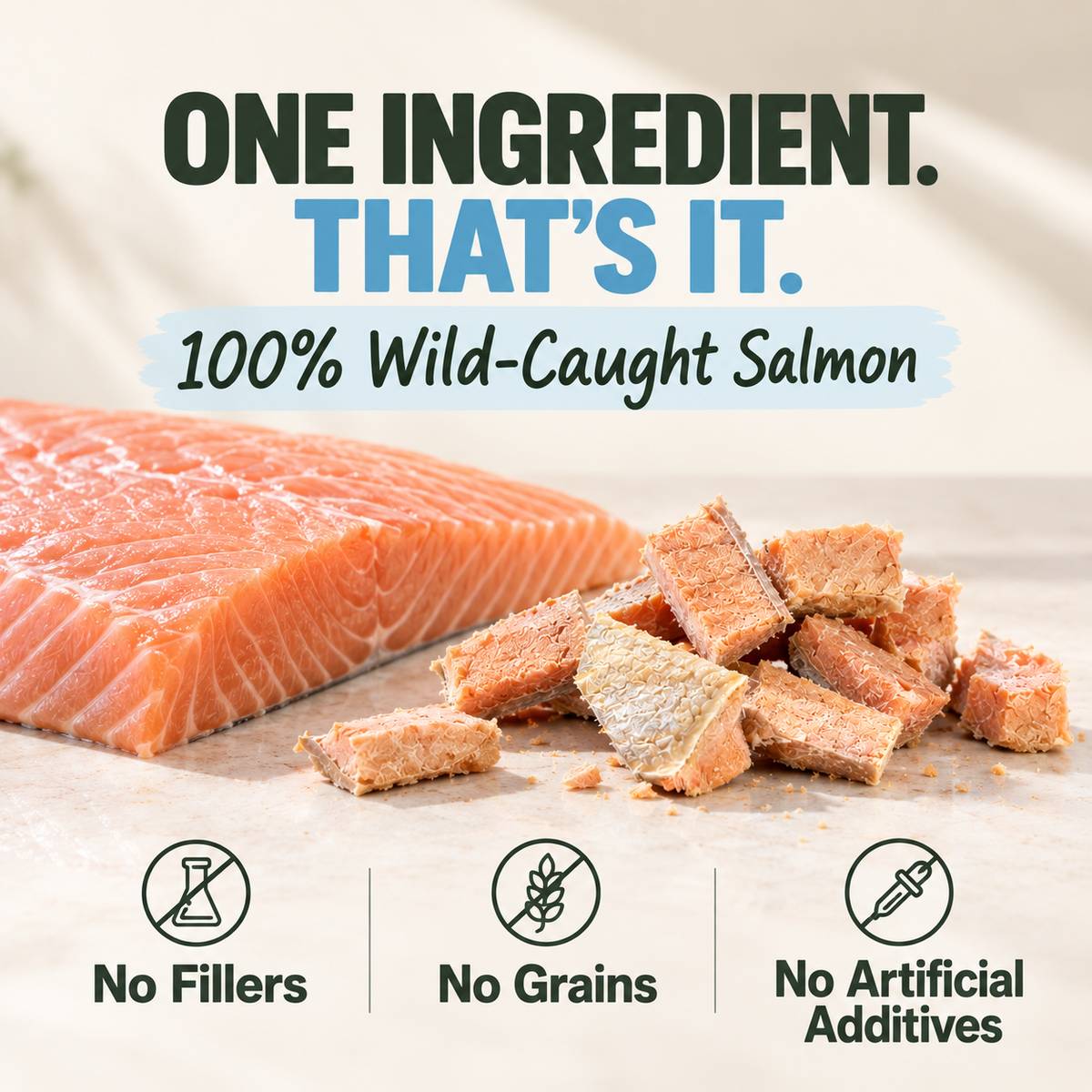 Wild-Caught Salmon Freeze-Dried Treats