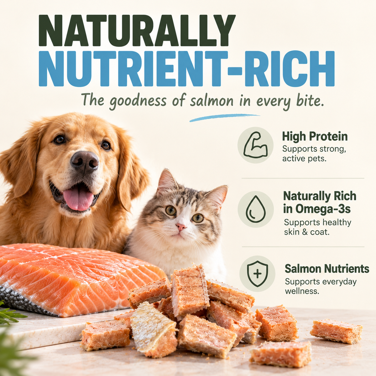Wild-Caught Salmon Freeze-Dried Treats